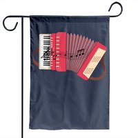 Drapeau de jardin graphique Air Accordion pour usage extérieur — Drapeaux décoratifs