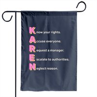 Drapeau de jardin Karen Acronym Meme - Impression recto-verso — Drapeaux décoratifs