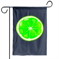 Drapeau de jardin en tranche de lime
