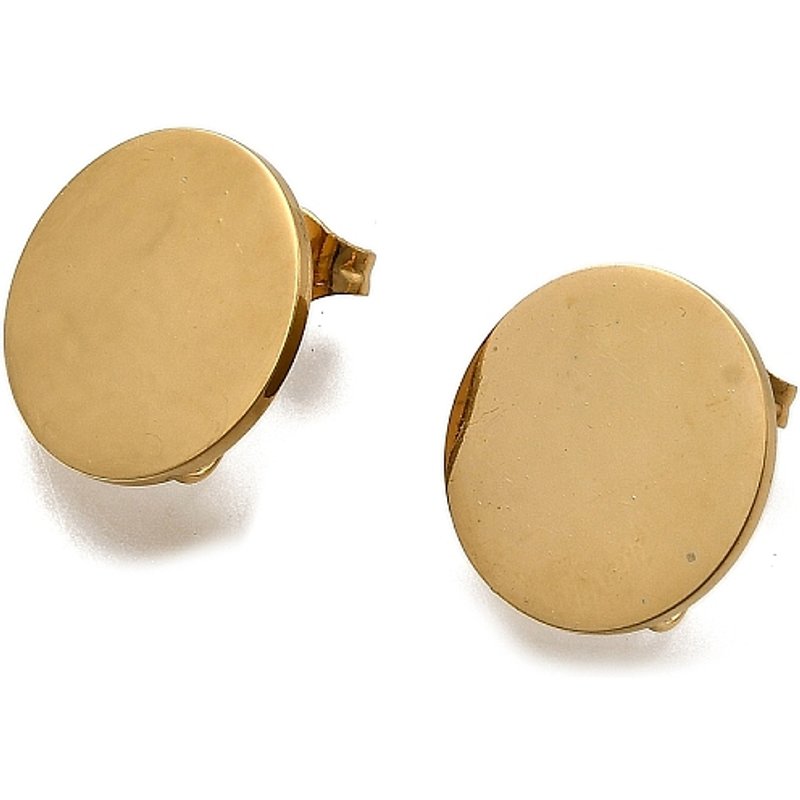 Trouvailles de boucles d'oreilles en acier inoxydable 304 doré — Accessoires pour bijoux