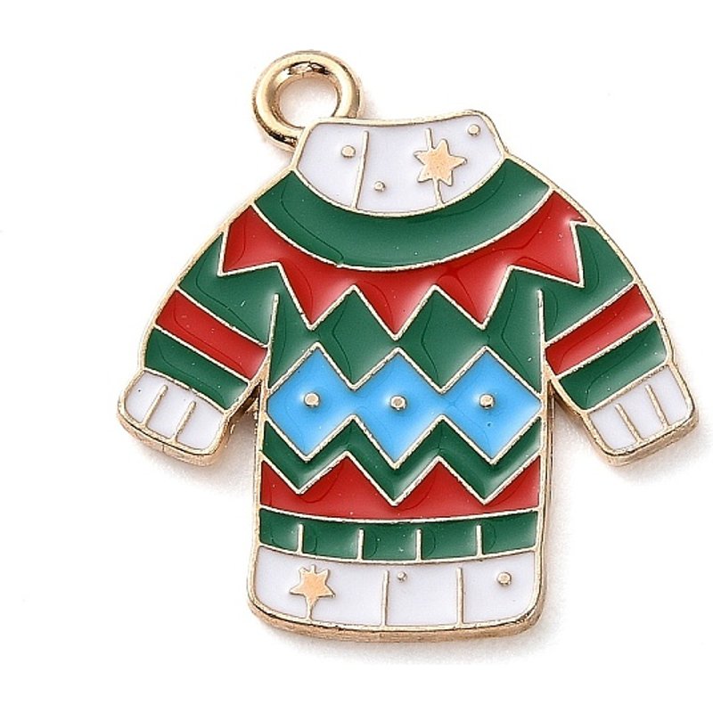 Pendentifs en Émail Alliage Thèmes de Noël — Breloques et pendentifs