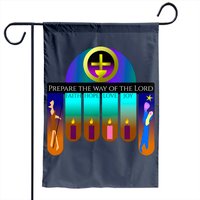 Advent Garden Flag for Navy Theme — Decorative Flags