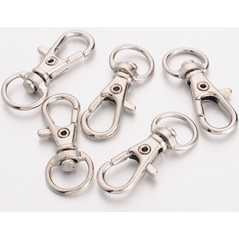 Alloy Swivel Clasps Lanyard Snap Hook for Crafting Supplies — Jewelry Findings