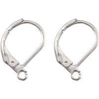Boucle d'oreille France en acier inoxydable 304, crochets à levier — Accessoires pour bijoux