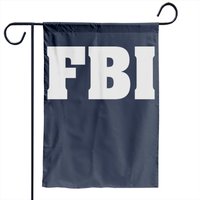 Fbi Agent Garden Flag for Outdoor Use — Decorative Flags