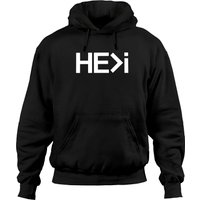 Hoodies Unisex He Is Greater Than I Noir — Sweats à capuche pour hommes