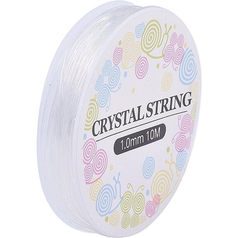 Fil Élastique Cristal, Corde Élastique pour Création de Bijoux