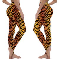 Leggings à Imprimé Rayures de Tigre pour Femmes — Legging femme