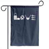 Gift for Flight Attendant Cabin Crew Garden Flag