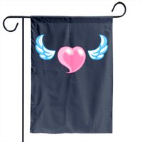 Winged Heart Garden Flag for Outdoor Use
