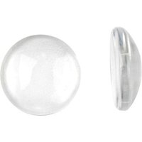 Cabochons en verre transparent pour la création de bijoux, clair, 11.5-12x4mm
