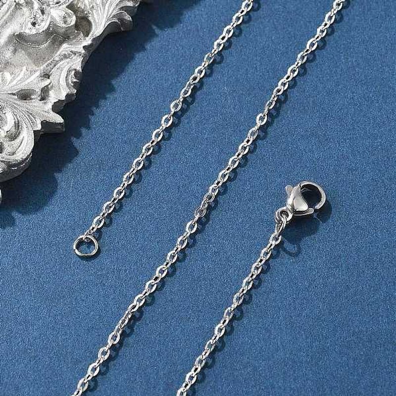 Collier en Chaîne en Acier Inoxydable 304 Résistant au ternissement 17.7 pouces — Collier pendentif