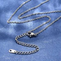 Collier en Acier Inoxydable 304 Résistant à l'Oxydation 17,32 po — Collier pendentif