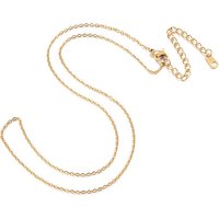 PVD Vacuum Plating 304 Stainless Steel 18K Gold Plated Necklace