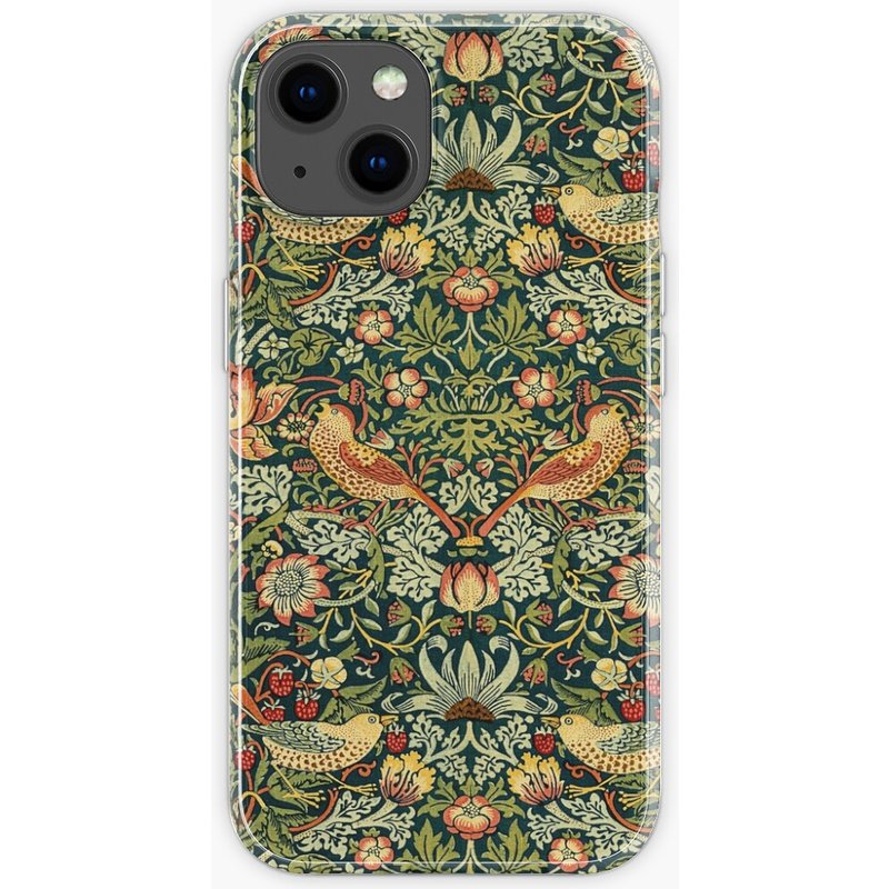 Coque iPhone Strawberry Thief William Morris — Coque de téléphone