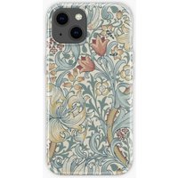 William Morris Golden Lily Slate Manilla Pattern iPhone Case