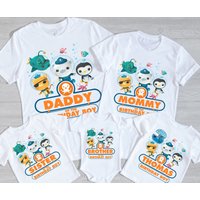 Personalized Octonauts Birthday Family Trip Shirt for Men — Mens T Shirts