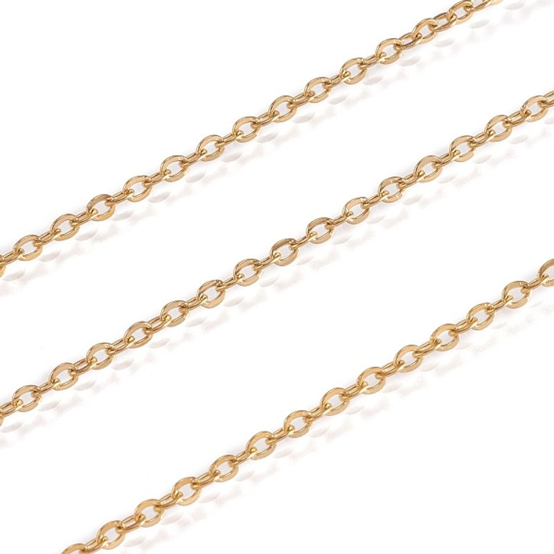 Chaînes en Acier Inoxydable 304 Ion Plating pour Fabrication de Bijoux — Chaînes, fils et cordons