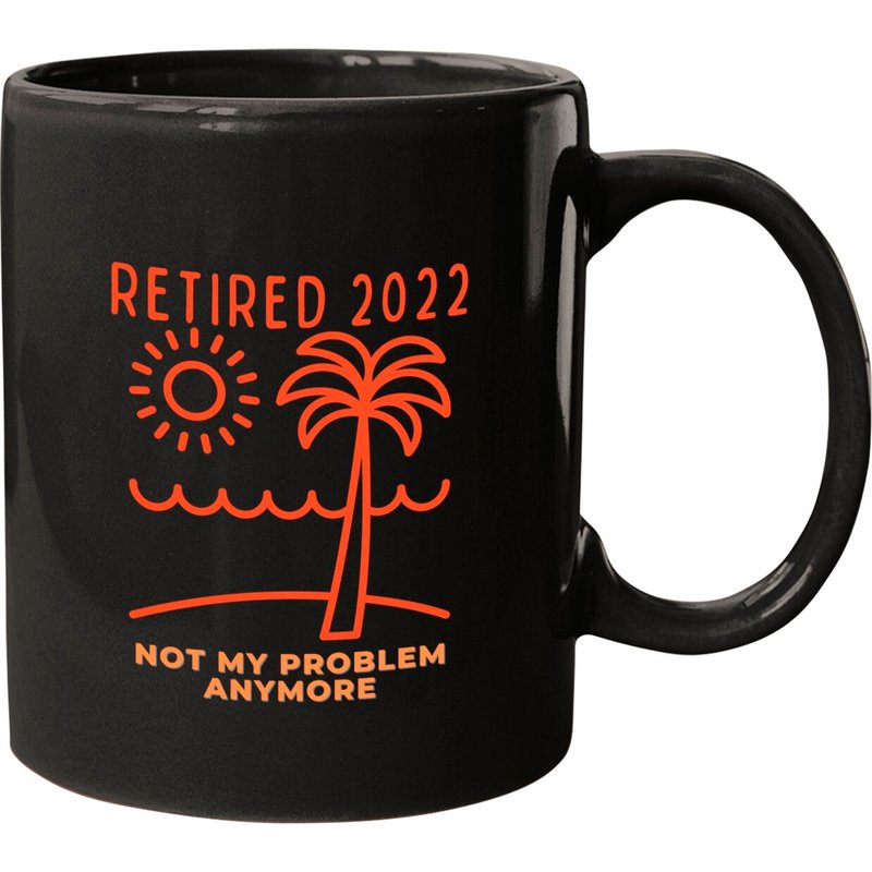 Mug de cadeau de retraite drôle 2022