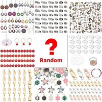 Lucky Bag Alloy Rhinestone Beads and Charms Kits - Random Styles