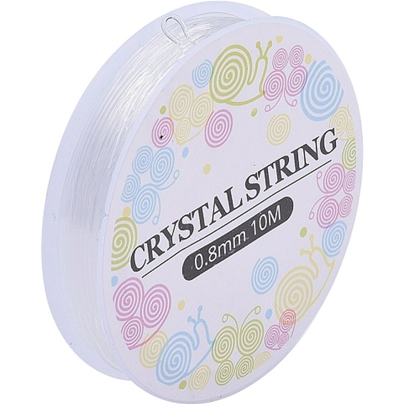 Elastic Crystal Thread Stretchy Bead Cord for Jewelry Making 10m