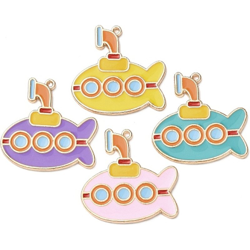 Charms sous-marins en émail allié de couleurs variées — Breloques et pendentifs