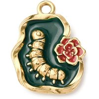 Pendentifs en Émail Insectes en Acier Inoxydable 304 Dorés — Breloques et pendentifs