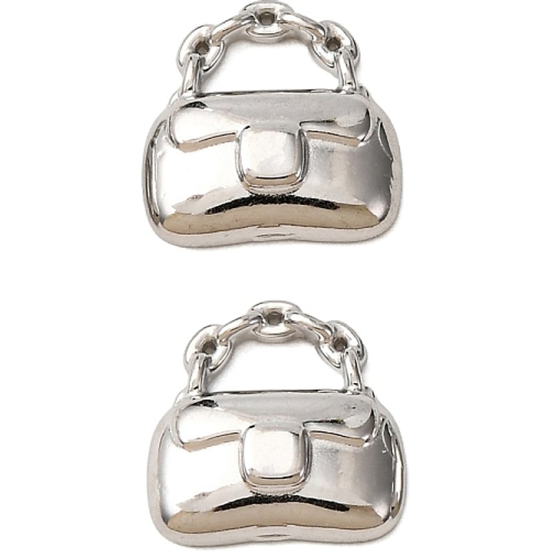 Charms en acier inoxydable 304 en sac - Taille de 9,5 mm — Breloques et pendentifs