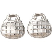 304 Stainless Steel Charms in Bag - 10x9x2mm with Hole