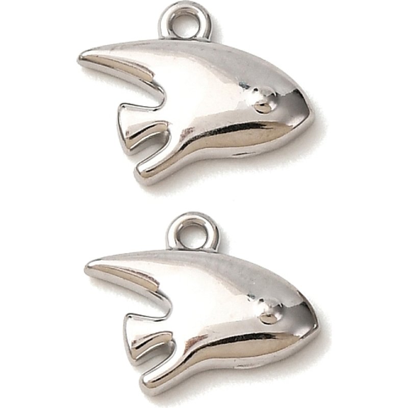 Ocean Theme Stainless Steel Fish Charms