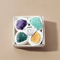 4Pcs Zodiac Signs Natural Mixed Gemstone Decorations Set — Wall Decor