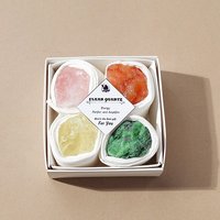 Décorations en Gemmes Naturelles des 12 Signes du Zodiaque - 4Pcs — Décoration murale