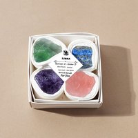 Décorations en Gemmes Naturelles des 12 Signes du Zodiaque - 4Pcs