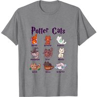 Potter Cats Harry Pawter Kitten T-Shirts for Men