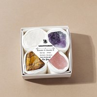 Décorations en Gemmes Naturelles des 12 Signes du Zodiaque - 4Pcs — Décoration murale