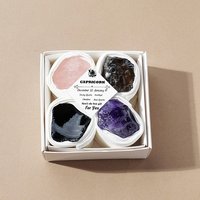 Décorations en Gemmes Naturelles des 12 Signes du Zodiaque - 4Pcs
