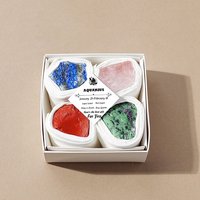 4Pcs Zodiac Signs Natural Mixed Gemstone Decorations — Wall Decor