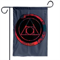 Drapeau de jardin Ouroboros en alchimie par Printerval — Drapeaux décoratifs