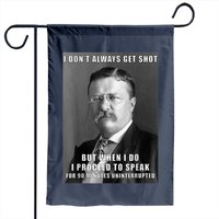 Drapeau de jardin mème de Teddy Roosevelt amusant — Drapeaux décoratifs