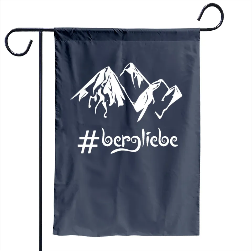 Drapeau de jardin Alpes Montagnes Randonnée — Drapeaux décoratifs