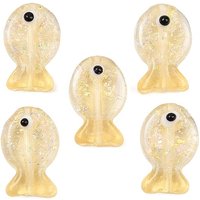 Perles de Poisson en Verre Lampwork avec Émail, Fait Main — Perles à bijoux
