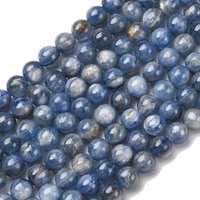 Brins de Perles Rondes en Kyanite Naturel, 6mm, 64pcs, 15.7 pouces — Perles à bijoux