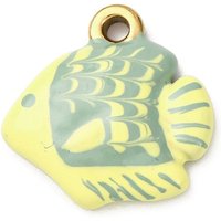 Pendentif en Acier Inoxydable 304 Thème Océan avec Plaquage en Or 18K — Breloques et pendentifs