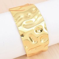 Bracelet Cuff Simple en Acier Inoxydable 304 pour Femmes - Doré — Bracelet Femme