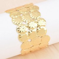 304 Stainless Steel Golden Cuff Bangles for Women — Bracelet Women