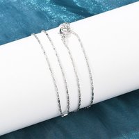 Collier en Chaîne Oval en Laiton, Sans Cadmium, 15,75 pouces — Collier pendentif