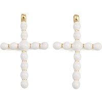 Charms en Émail en Laiton, Croix, Plaqué Or 18K, Sans Cadmium ni Plomb — Breloques et pendentifs