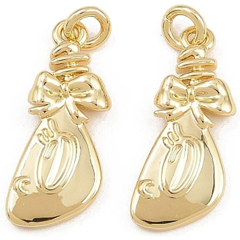 Pendants en laiton et breloques avec placage en or 18K — Breloques et pendentifs
