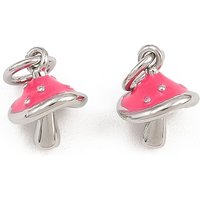 Charms en Émail de Laiton en Forme de Champignon avec Anneau — Breloques et pendentifs