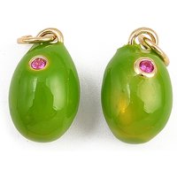 Charm en laiton avec zircon cubique micro pavé en forme de poire — Breloques et pendentifs